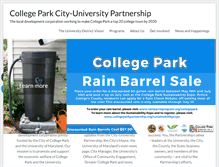 Tablet Screenshot of collegeparkpartnership.org